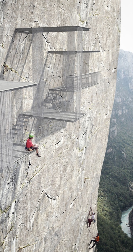 Christophe Benichou Rock Climbing Balconies