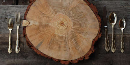 Tree Slice Plate