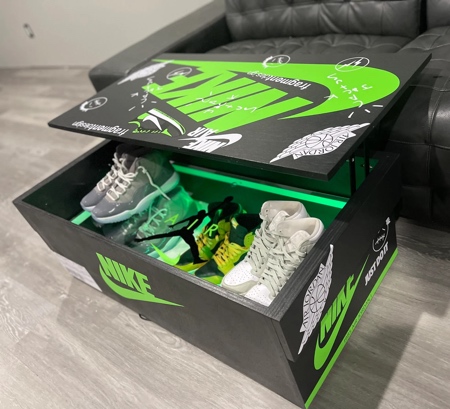 Nike Shoe Box Table