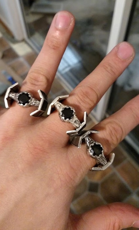 TIE Fighter Rings