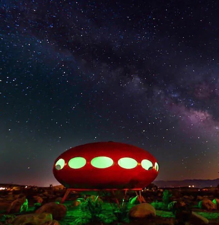 UFO Shaped House on Airbnb