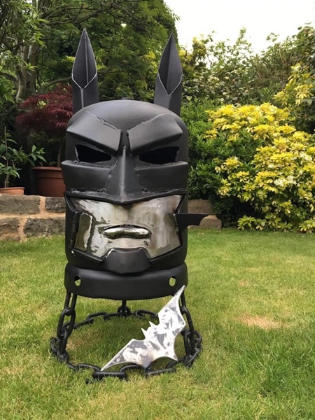 BurnedbyDesign Batman Fire Pit