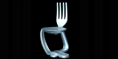 Spoon and Fork Chair