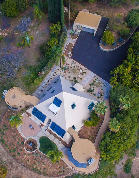 Pyramid Shaped House in Malibu