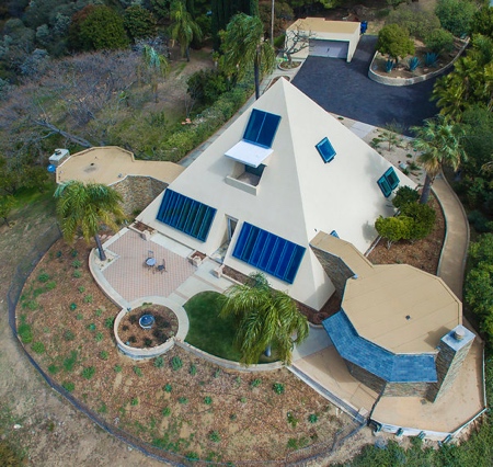 Pyramid Shaped House