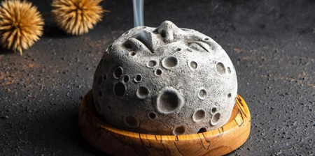 Moon Face Incense Burner