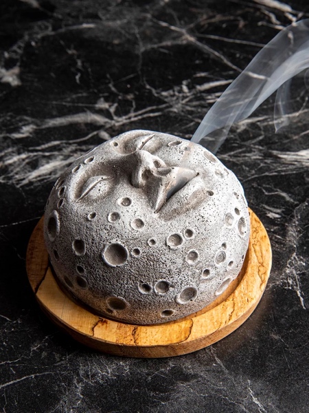 Moon Face Incense Burner Holder