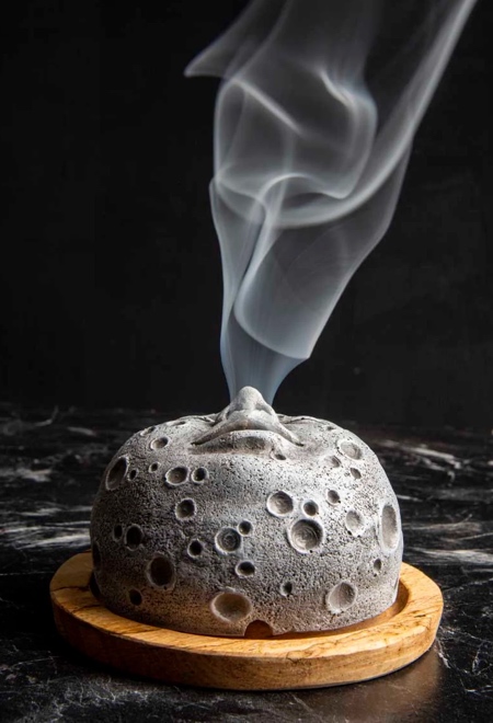 Moon Face Incense Holder