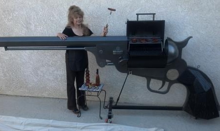 Gun Shaped BBQ Grill