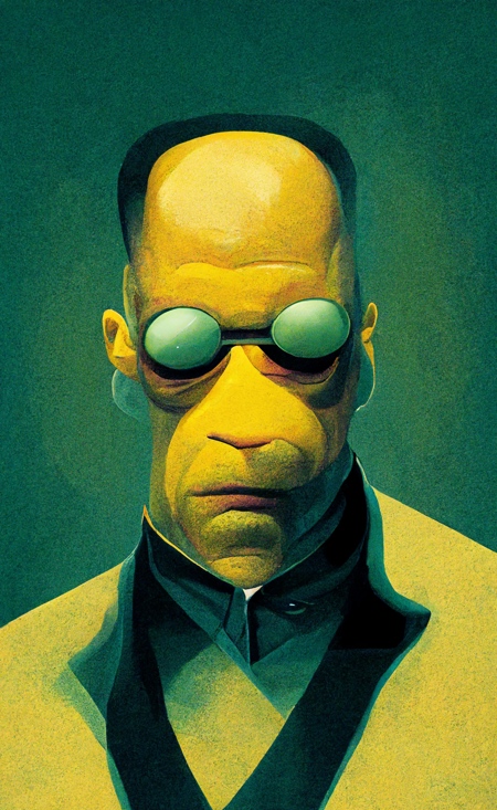 Homer Simpson Morpheus