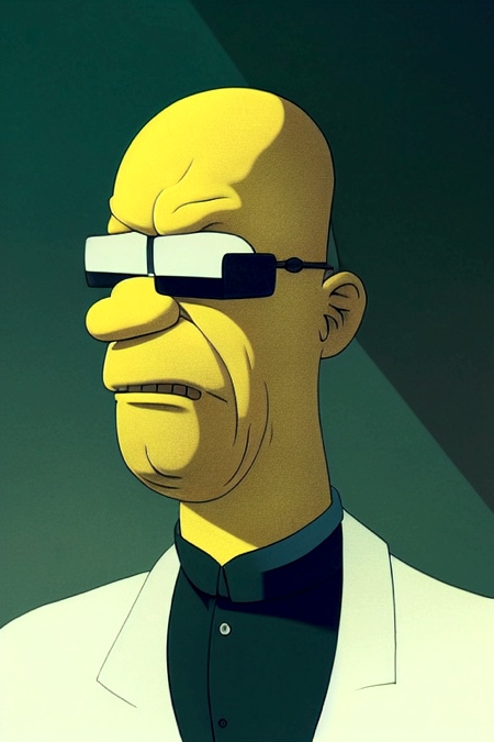 Homer Simpson The Matrix