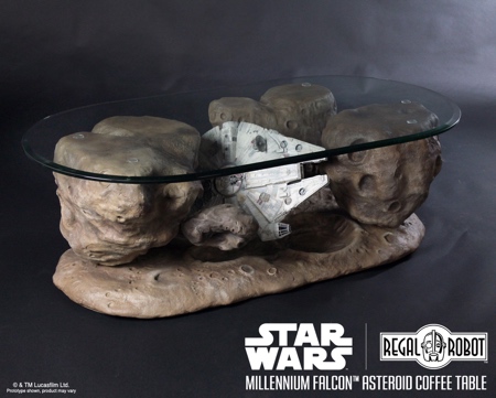 Millennium Falcon Asteroid Coffee Table