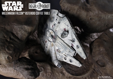 Millennium Falcon Asteroid Field Coffee Table