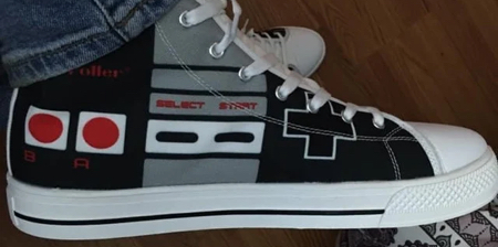 NES Controller Shoes