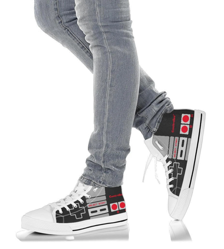 NES Controller High Tops