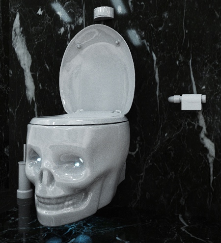 Skull Toilet