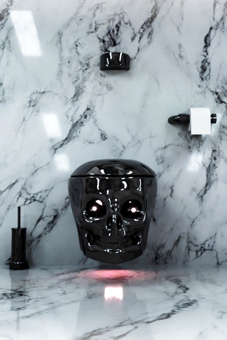 WaterThrone Skull Toilet