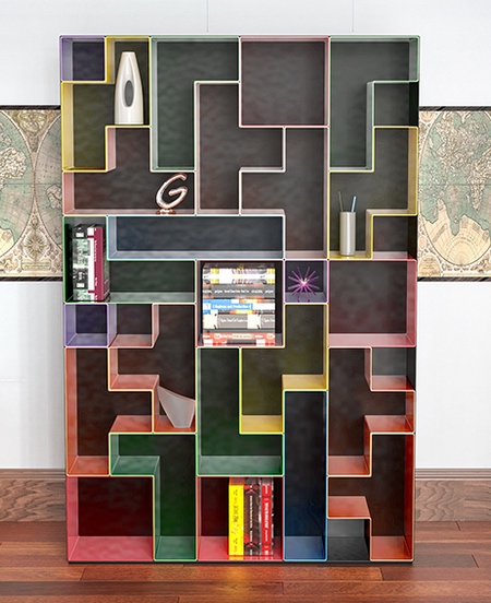 Tetris Bookshelf