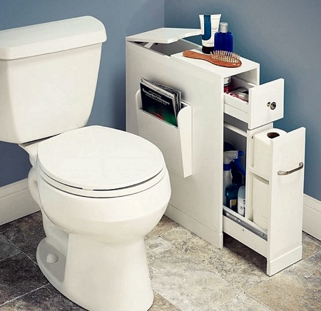 Tight Space Bathroom Organizer