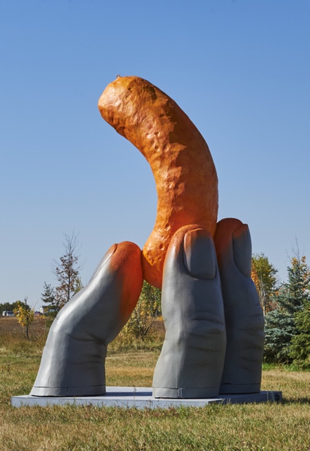Cheetos Hands Sculpture