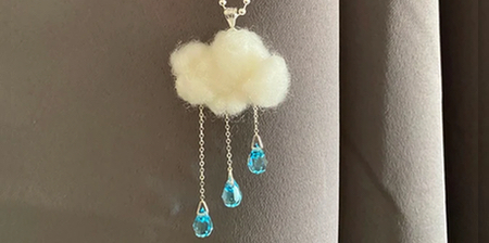 Rain Cloud Necklace