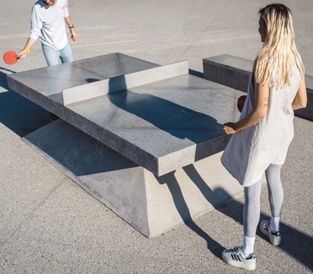 MONOLITHS Concrete Ping Pong Table