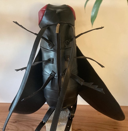 Leather Fly Backpack