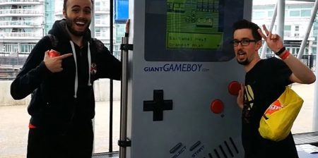 Giant Playable Game Boy