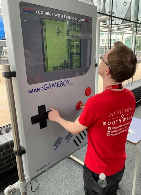 Giant Nintendo GameBoy
