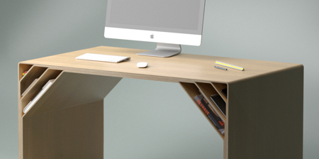 Corner Storage Desk