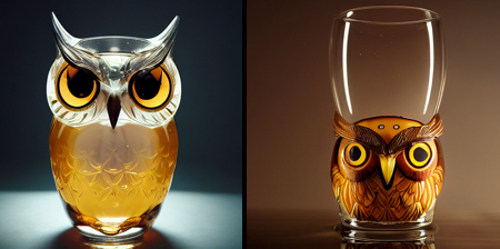 Owl Shaped Beer Glass