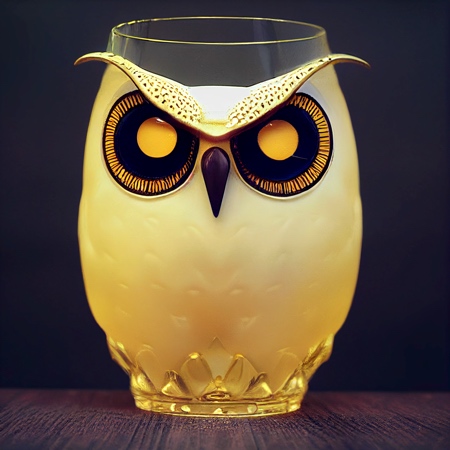 Owl Shaped Glassware