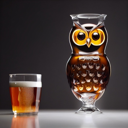 Owl Shaped Beer Glasses