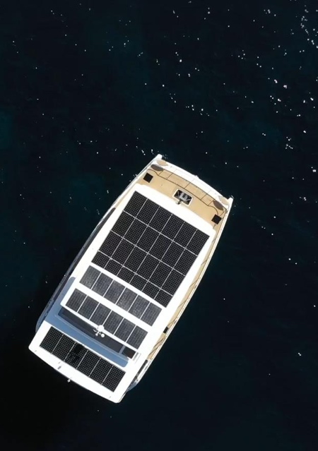 Solar Powered Electric Yacht