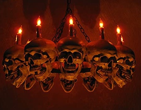 Skulls Chandelier