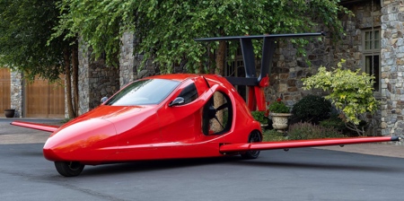 Flying Sports Car