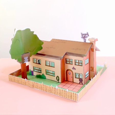 Paper Simpsons House