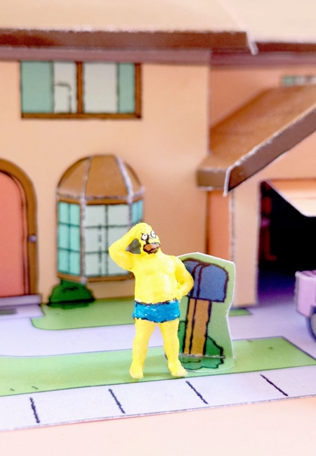 Simpsons Paper House