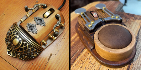 Steampunk Computer Mouse