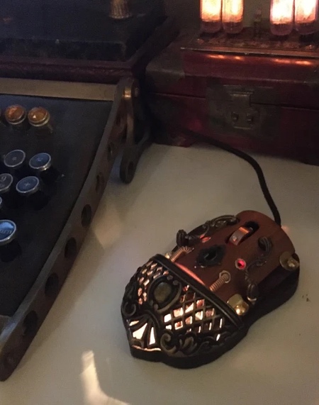 Computer Mouse Steampunk