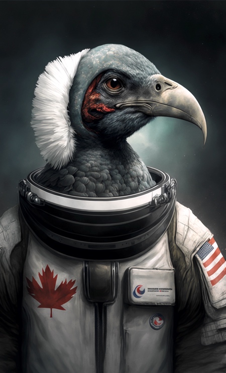 Thanksgiving Turkey Astronaut
