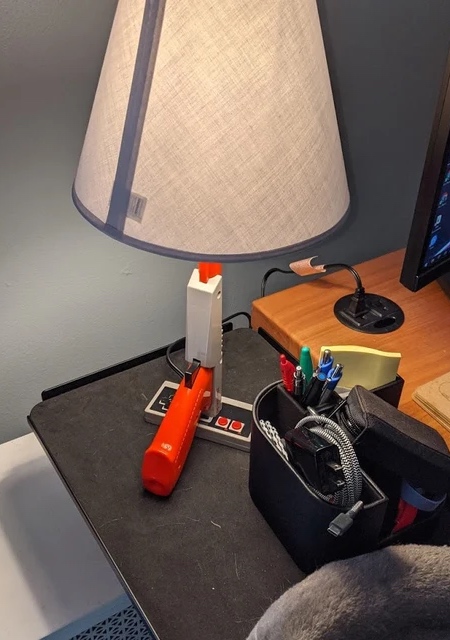 Nintendo Zapper Gun Desk Lamp