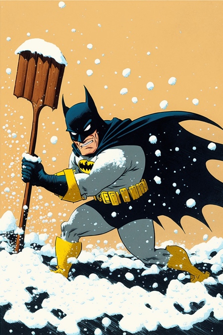 Dark Knight Snow Shovel
