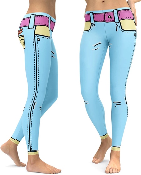 Cartoon Yoga Leggings