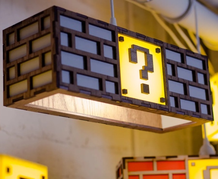 Mario Blocks Lamp