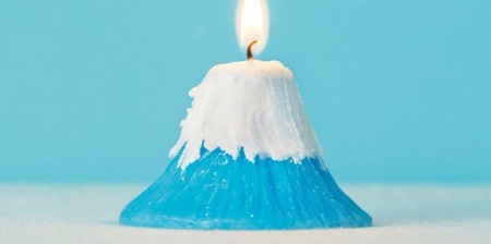 Mount Fuji Candle