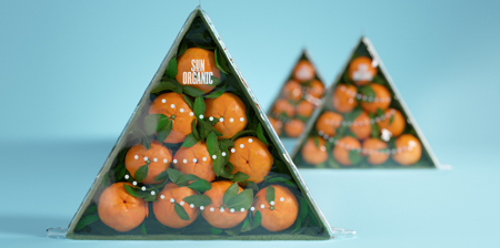 Tangerine Christmas Tree