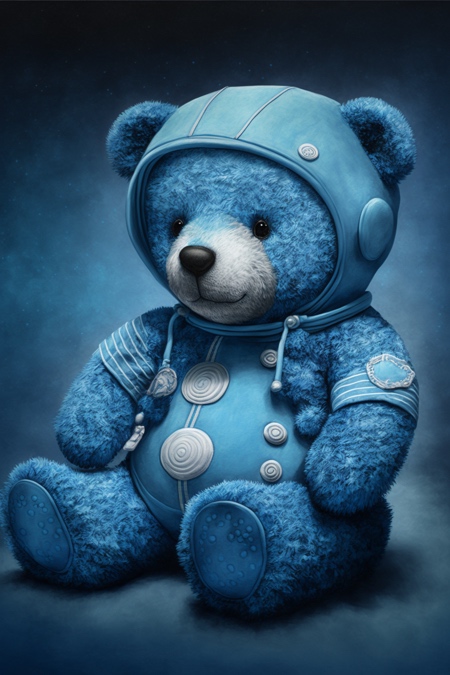 Astronaut Blue Teddy Bear