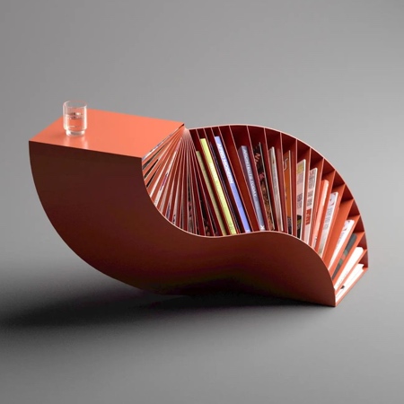 Deniz Aktay Bookcase Coffee Table