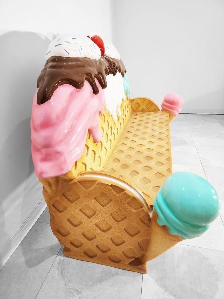 Ice Cream Shaped Bench